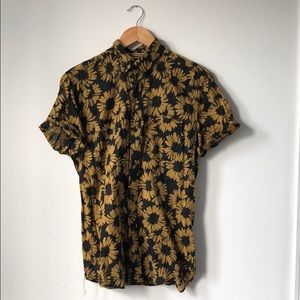Koto Daisy Print Short-Sleeve Shirt